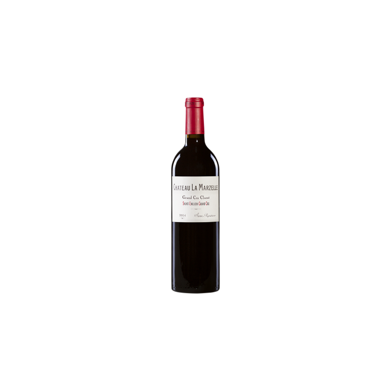 Château LA MARZELLE 2019 - Saint-Émilion Grand Cru - Grand Cru Classé - par Caisse bois de 6 bouteilles 75 cl