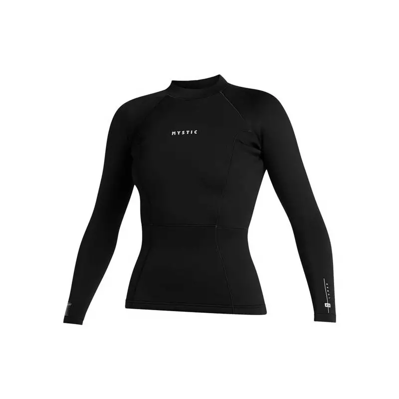 Top néoprène femme MYSTIC Lunar L/S Top Neoprene 2mm Black