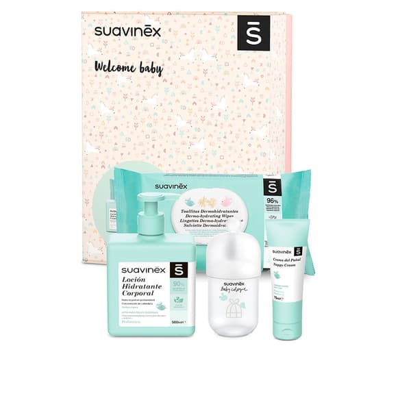 SUAVINEX CHILDREN'S COSMETIC BASKET #PINK 4 pz