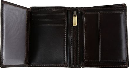 Suitable Portemonnee Nikkei Donkerbruin Leer - Skim Proof 1104-Nikkei DBrown kopen