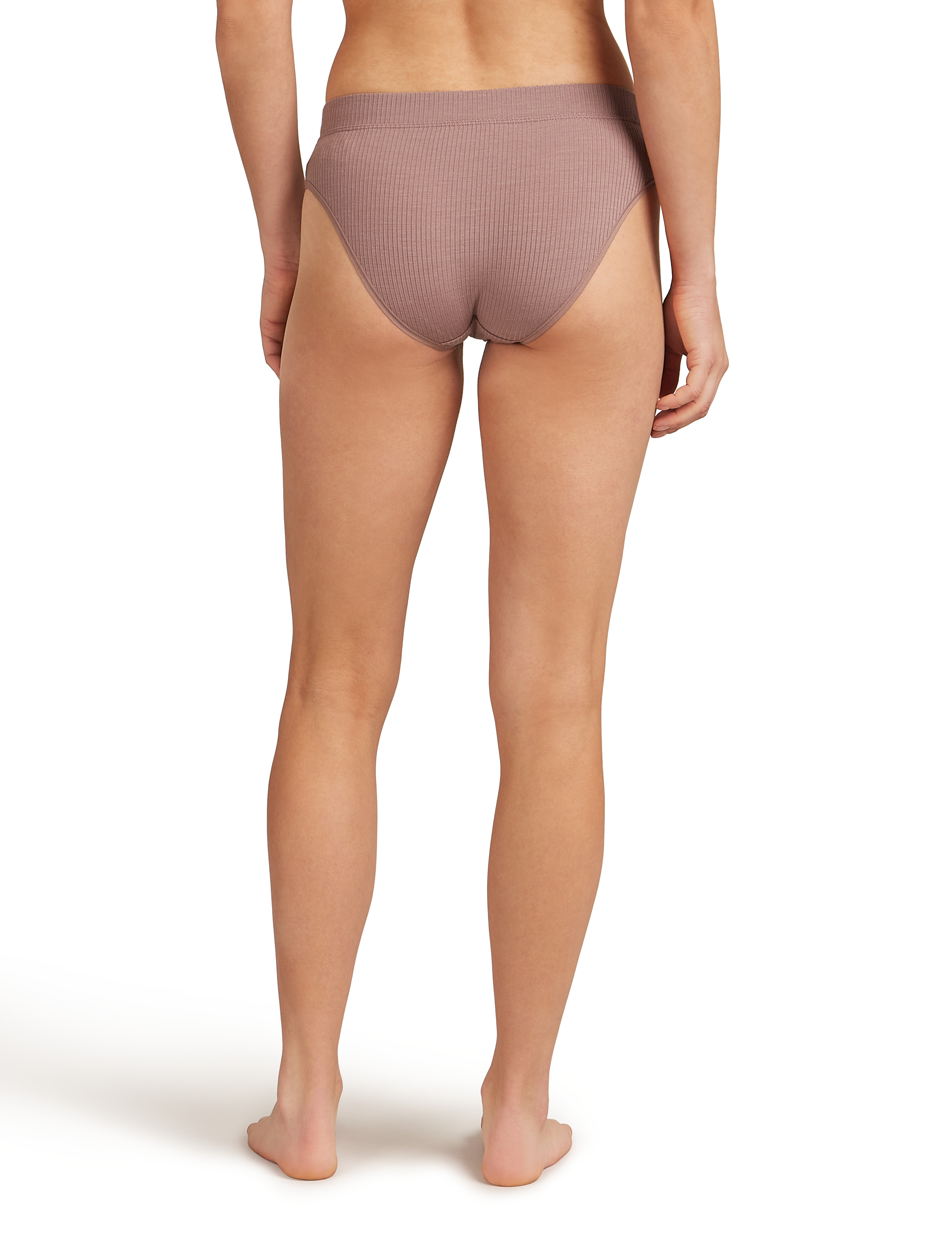 W Merino Blend Rib Lotus Hipster