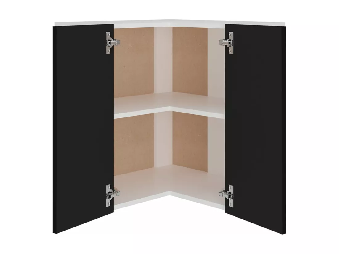 Armoire d'angle suspendue 