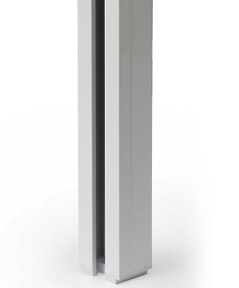 Coulisse pour store extérieur blanc 195 cm Protecta