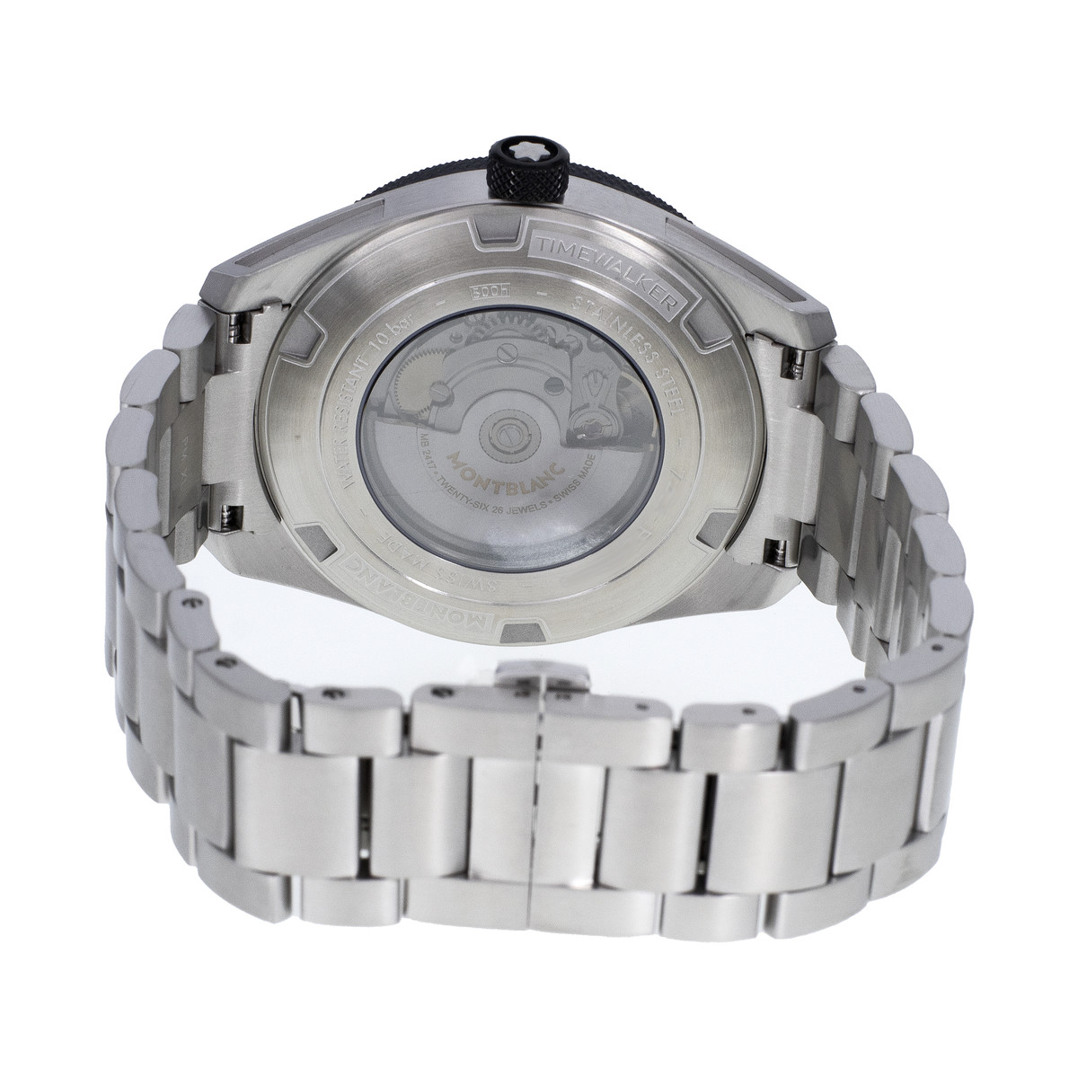 Montre d'occasion MONT BLANC Timewalker homme automatique acier