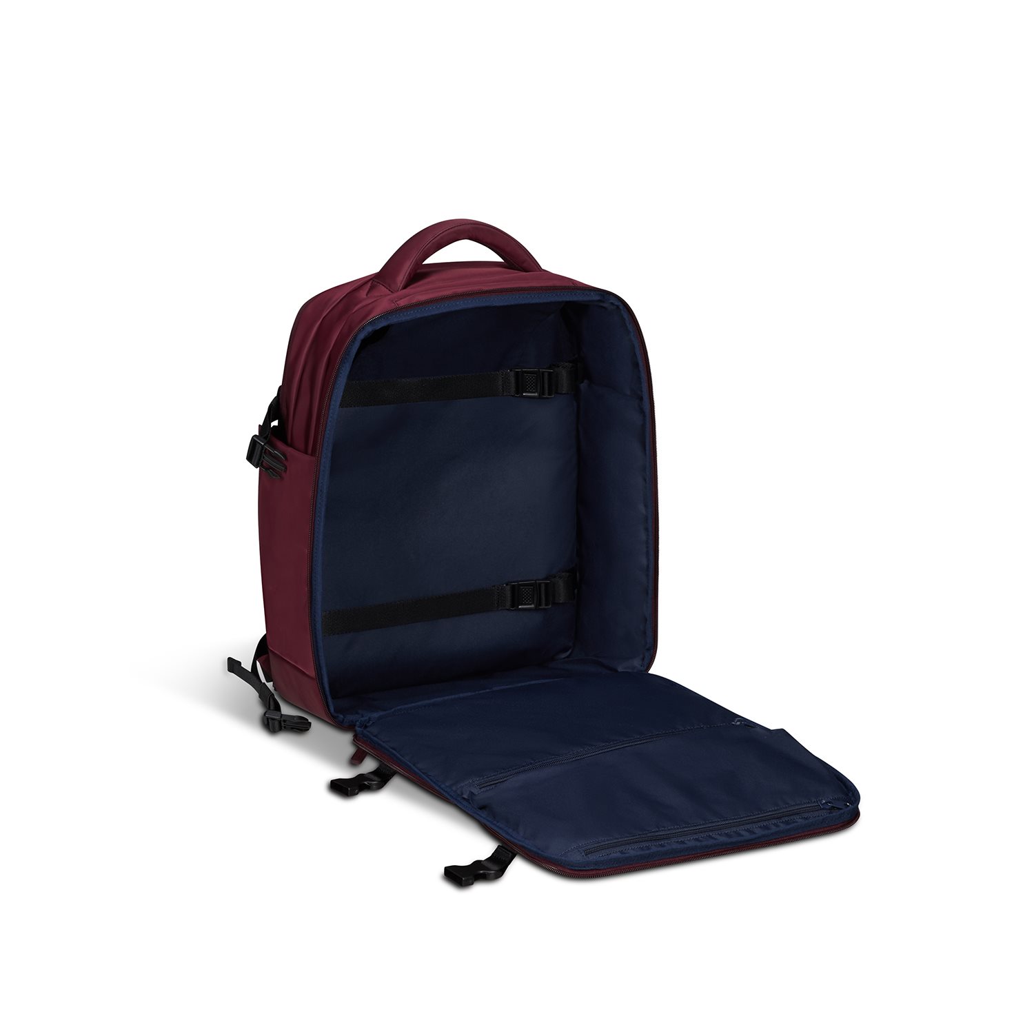 Lipault City Plume Travel Backpack bordeaux