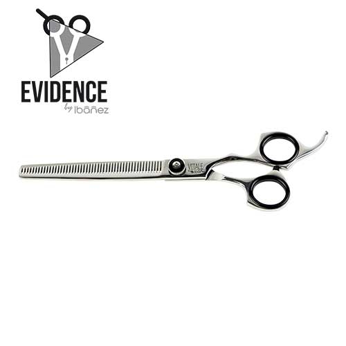 Tesoura de tosa Ibáñez Vitale Sculpting para cães, 50 dentes, adequada para pelagens bem cuidadas e não excessivamente densas, 20 cm de comprimento.