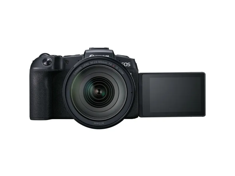 Canon EOS RP - Digitalkamera - spejlløst - 26.2 MP - Full Frame - 4K / 25 fps - 4.3x optisk zoom RF 24-105 mm F4 L IS USM objektiv - Wi-Fi, Bluetooth - med Canon Mount Adapter EF-EOS R