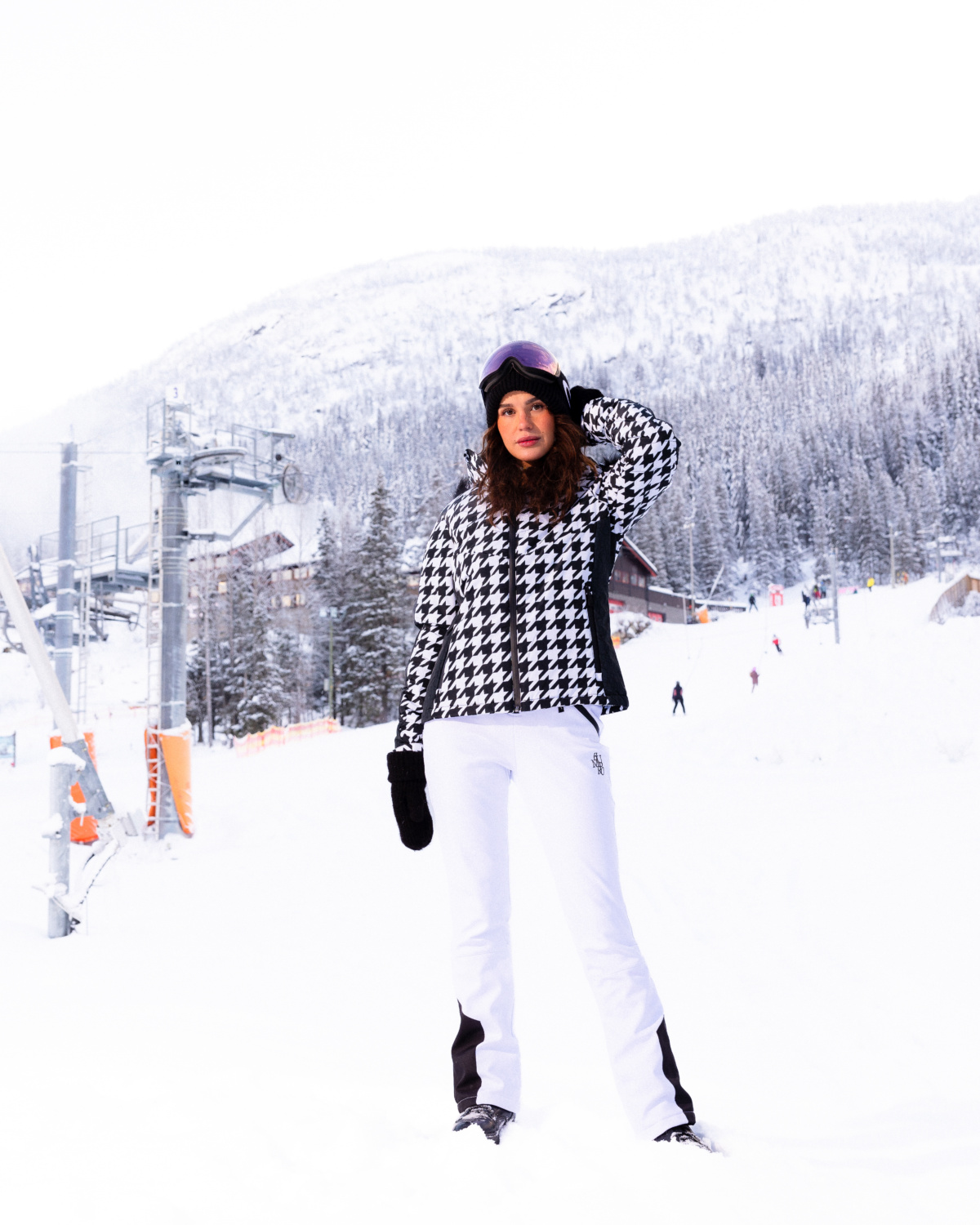 Bumpro Whistler Softshell Ski Pants White