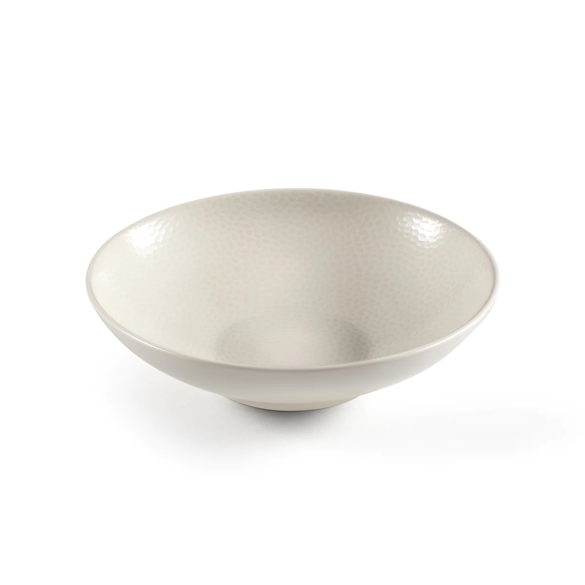 Stone Ivoire - Assiette salade et pâtes 19 cm (lot de 6) Médard de Nob