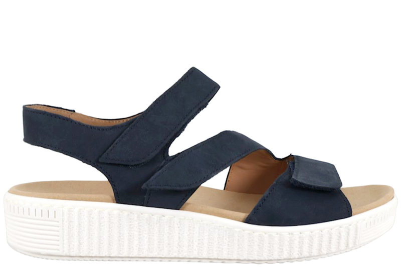 GABOR SANDAL I BLÅ NUBUCK