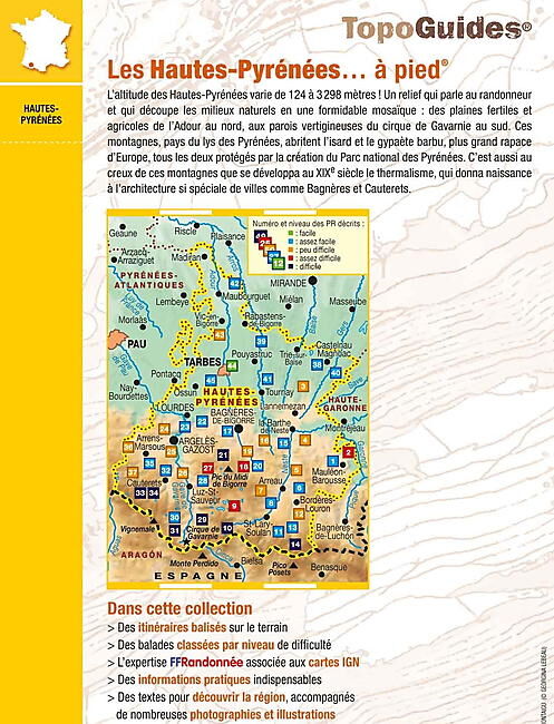 FFRP - D065 LES HAUTES PYRENEES A PIED FFRP
