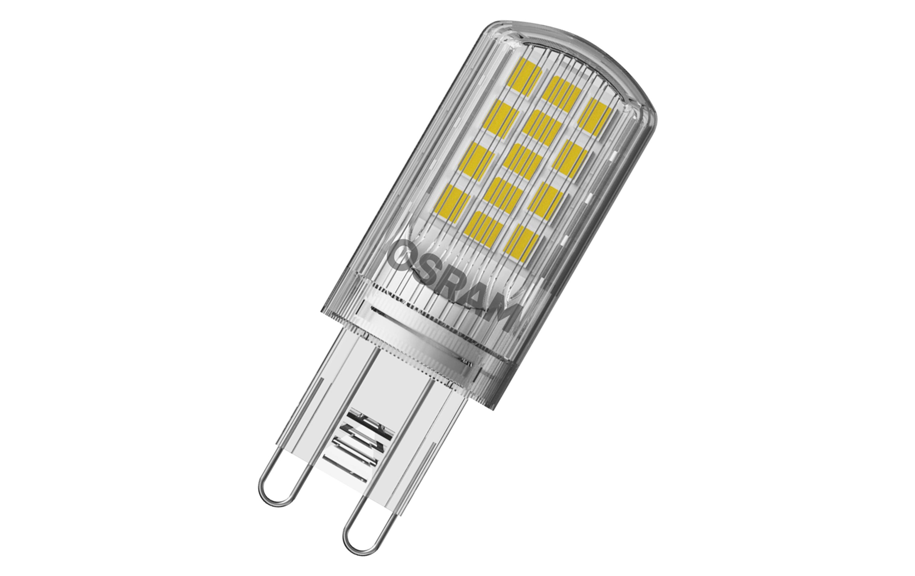 Lampe Base Pin 40, 4.2W, G9, WarmweissLED-Lampen, klassische Kolbenform