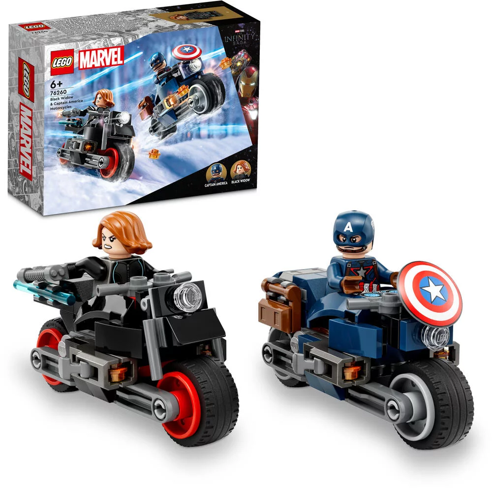 LEGO®MARVEL SUPER HEROES™ 76260 - LES MOTOS DE BLACK WIDOW ET DE CAPTAIN