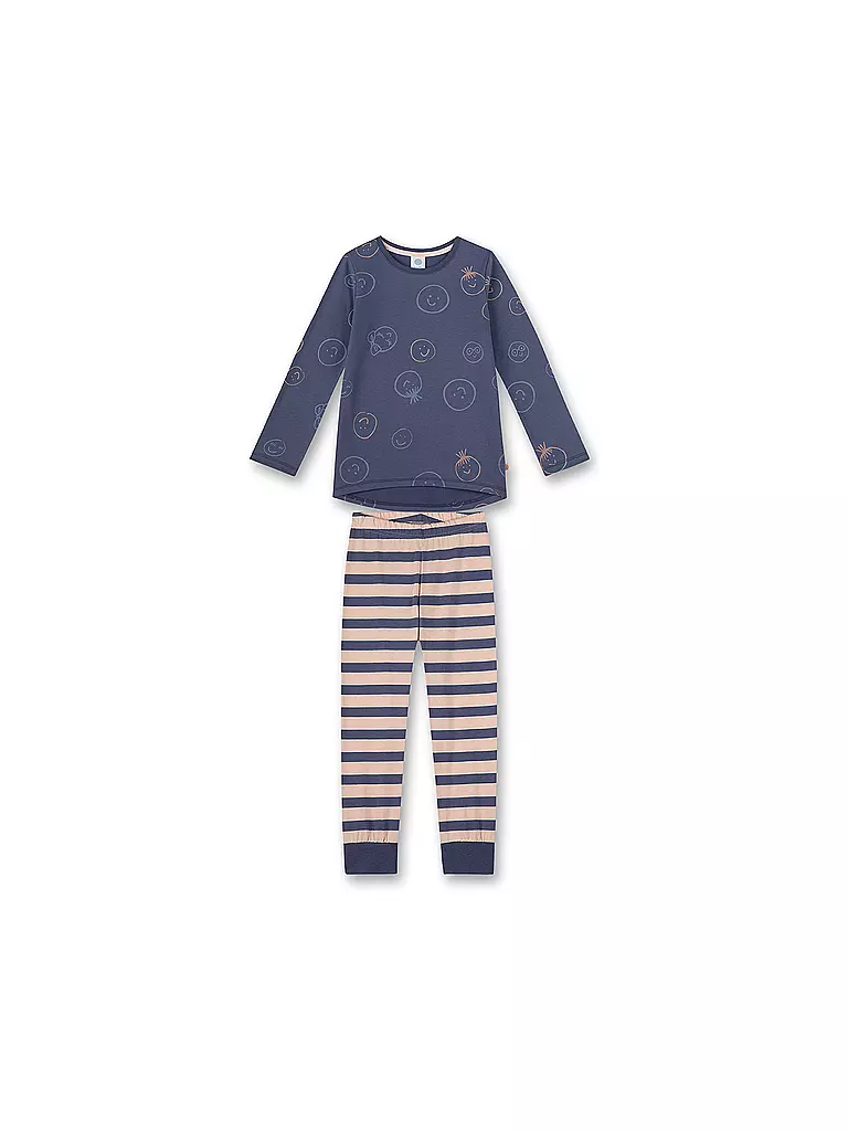 SANETTA Mädchen Pyjamaset dunkelblau