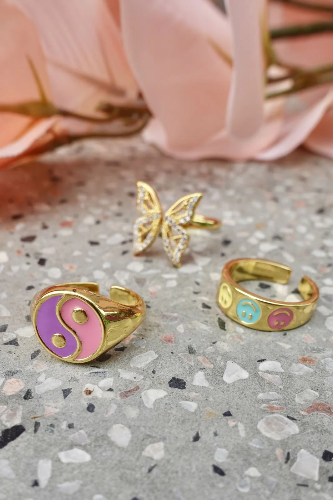 Mellow Moon Yin Yang Ring