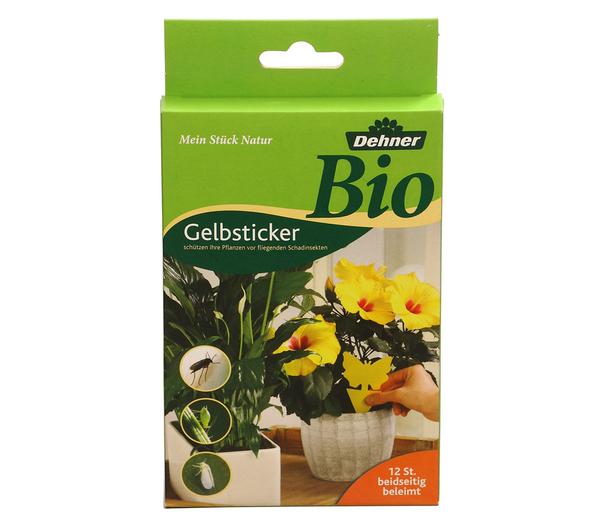 Dehner Bio Gelbsticker, 12er-Set
