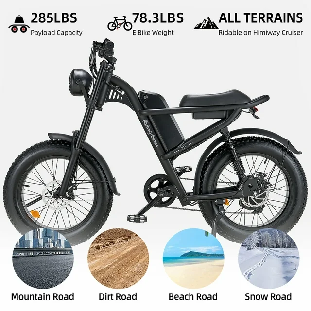 Ridingtimes Z8 Snow Ebikes for Adults, 20