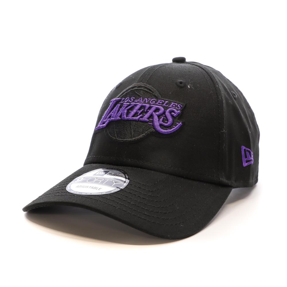 New Era Casquette Noir/Violet Homme New Era Side Patch Los Angeles Lakers