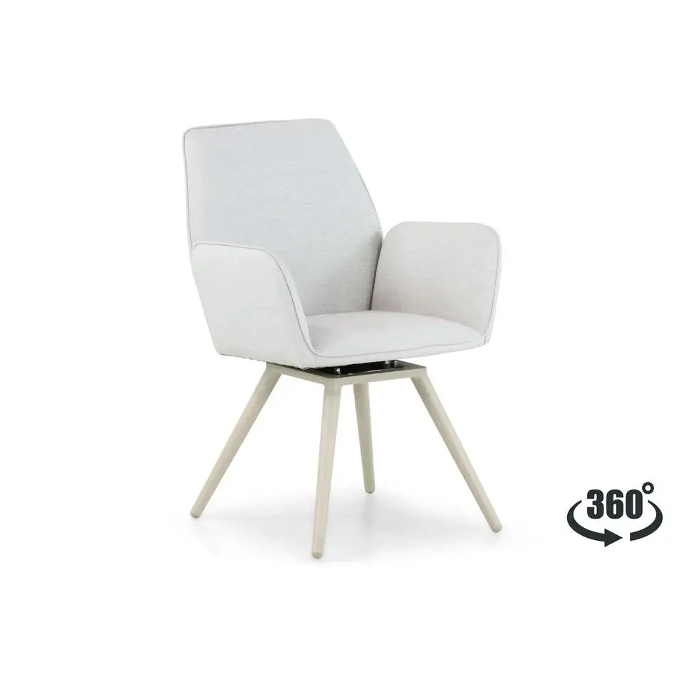 Tuinset 4 personen 180 cm Outdoor textiel Grijs Lifestyle Garden Furniture