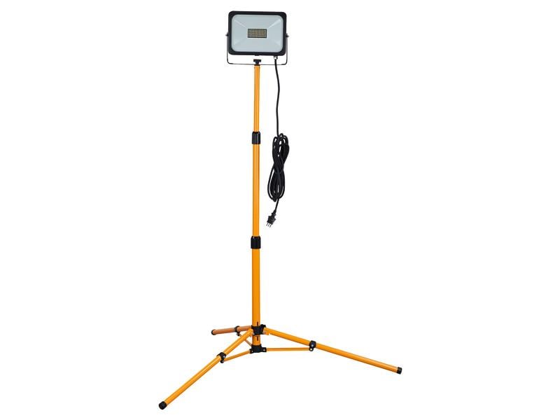 STEFFEN Scheinwerfer Worklight LED 50 W 4200 lm LED Strahler mit Teleskopstativ