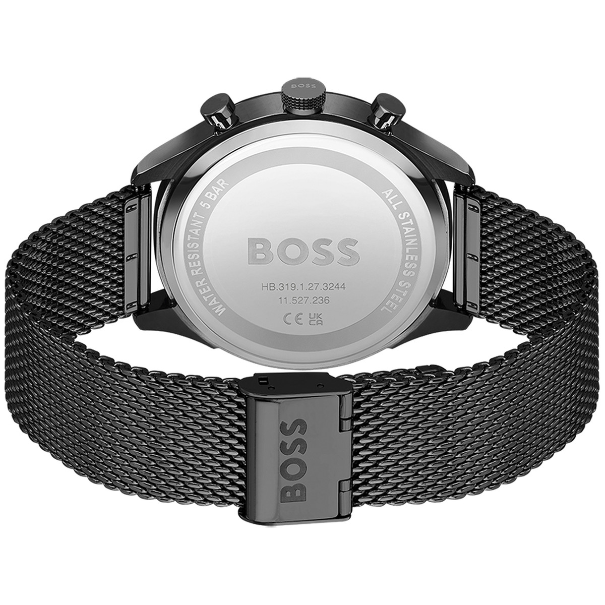 Montre BOSS Sport Lux homme bracelet acier noir