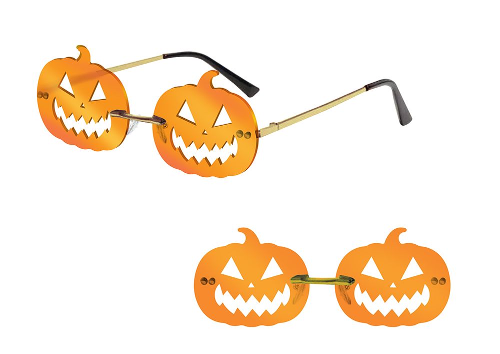 Halloween Bril Oranje Pompoenen