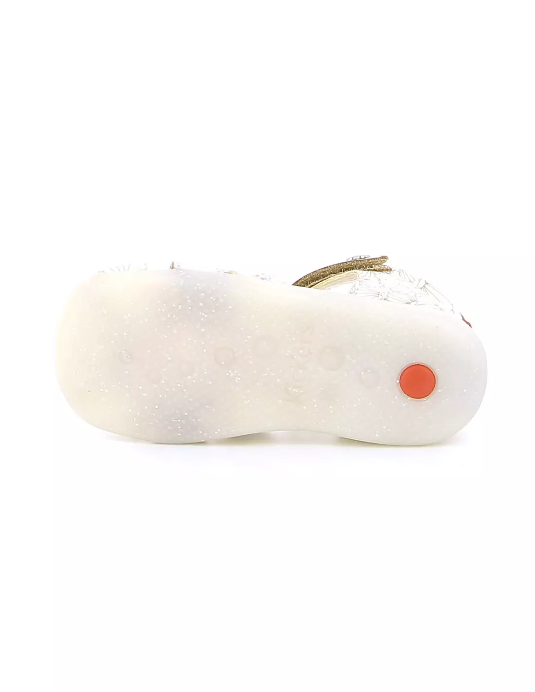 KICKERS BIGFLO 2 - Sandales & nu-pieds Blancargentcoquillage