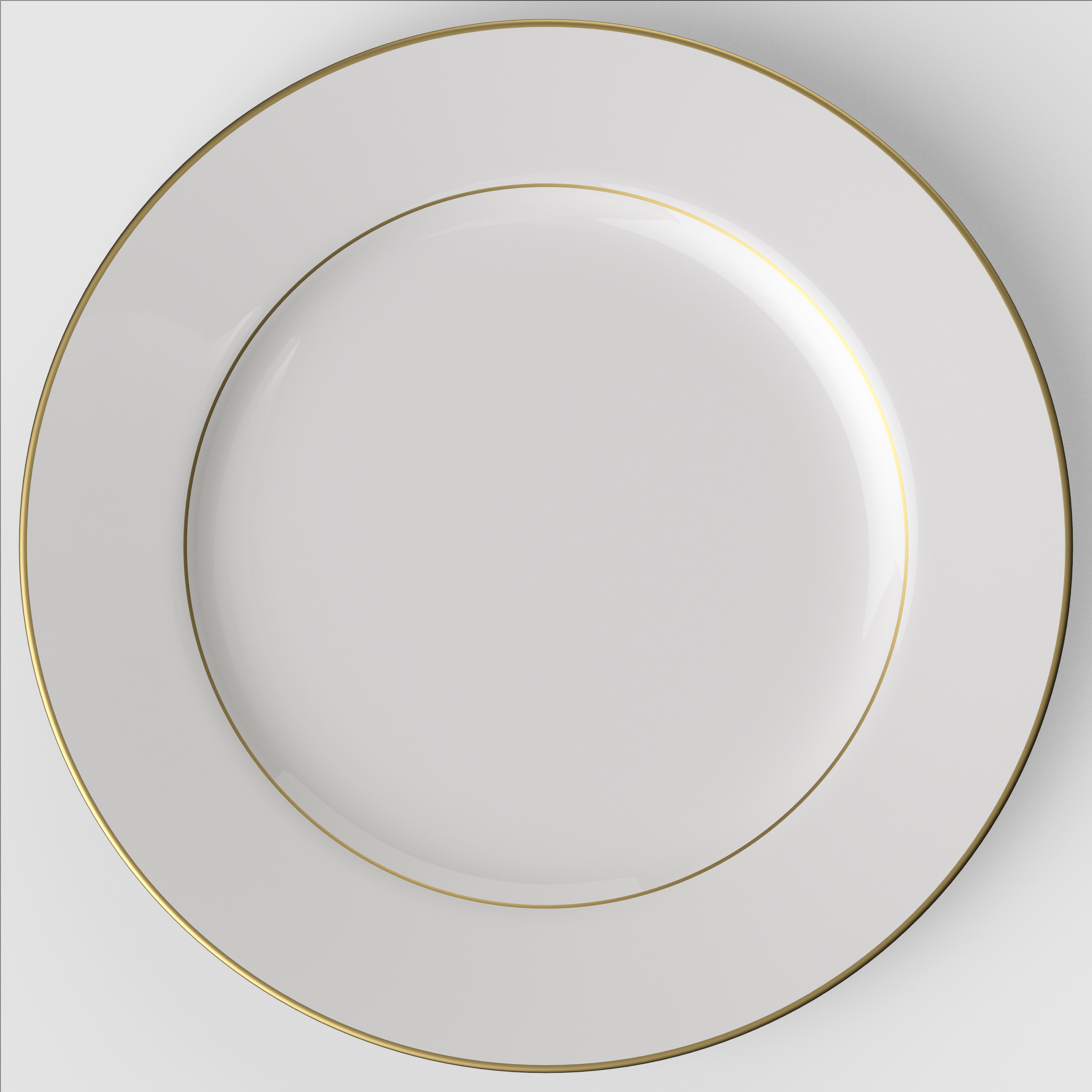 Anmut Serving tray White, 13.3'', Premium Bone Porcelain