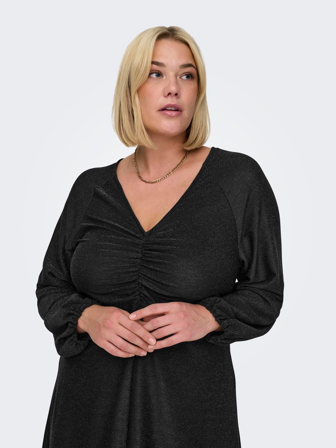 CARRICH Kurzes Kleid Black