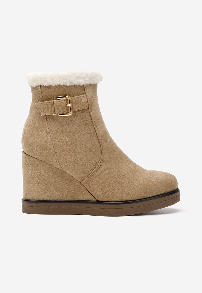Bottines compensées kaki Biannca V2