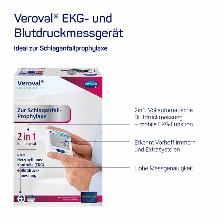 Veroval® EKG- und Blutdruckmessgerät, 1 St