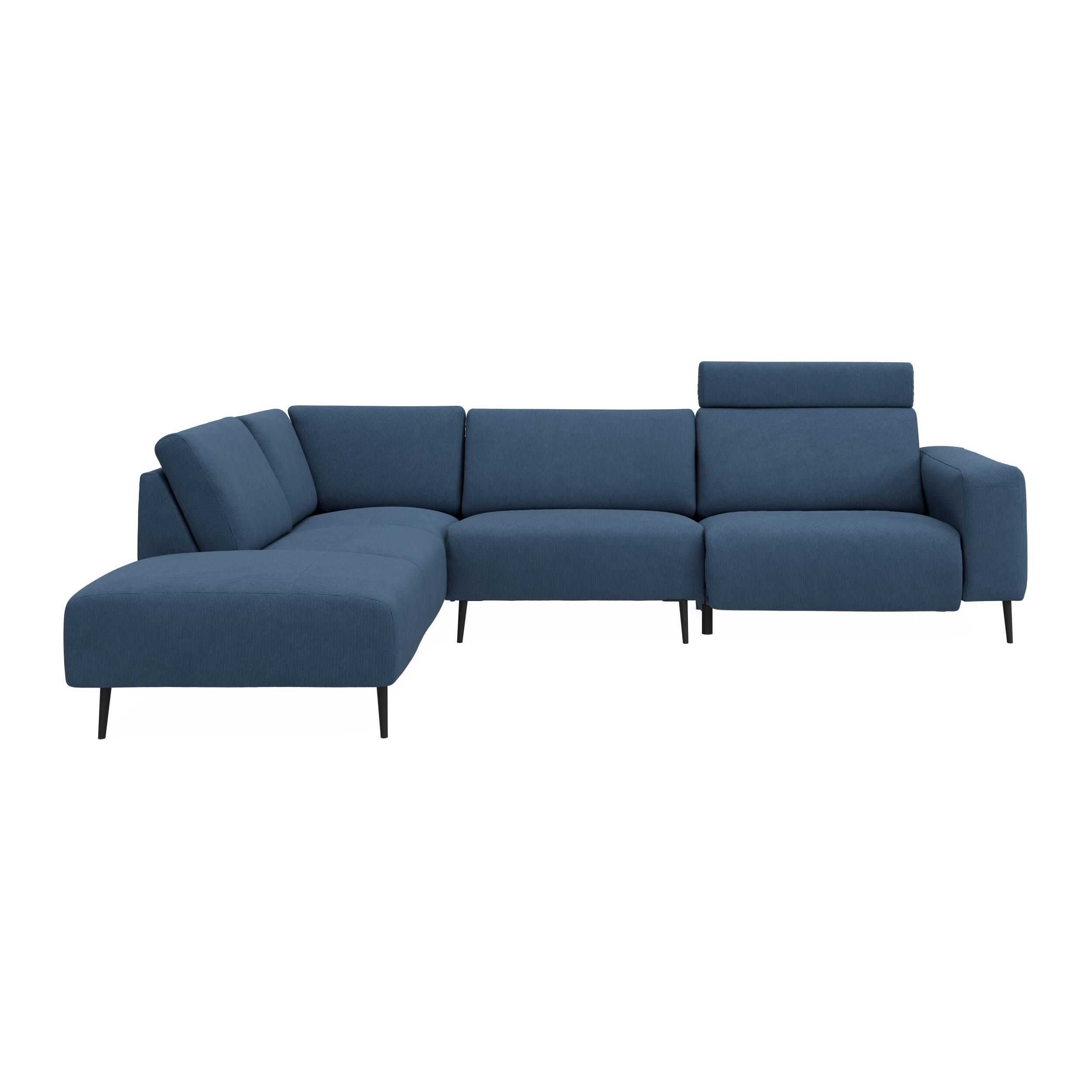 Remus venstrevendt sofa med pufafslutning