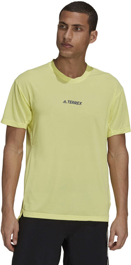 adidas Terrex Parley Agravic Trail All-Around løbe T-shirt Gul