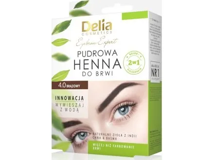 DELIA_Powder eyebrow henna 4.0 Brown 4g