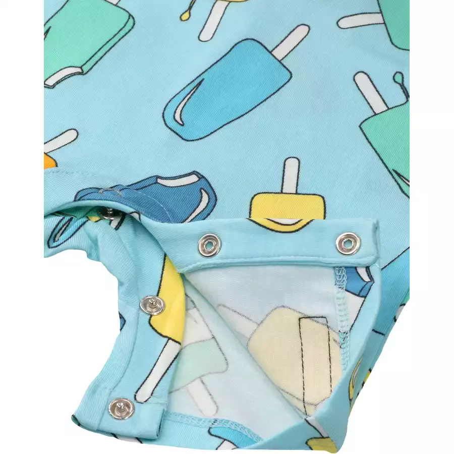 Villervalla Strampler Popsicle LGT Aruba blau