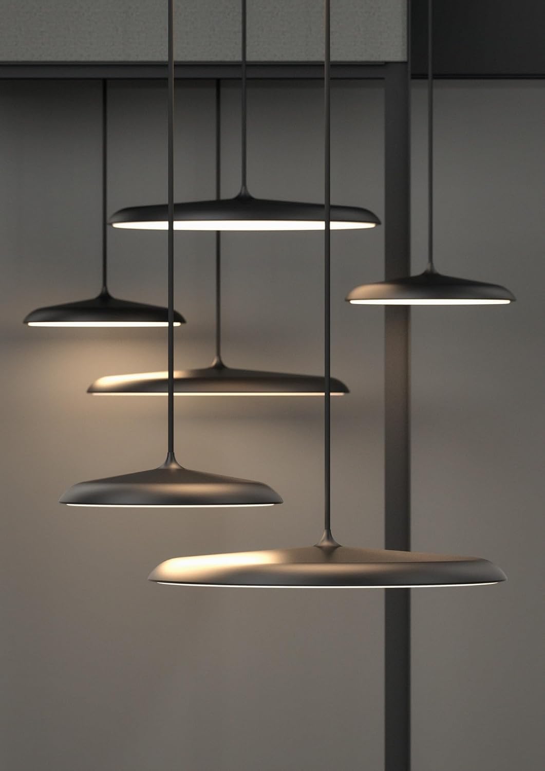 Nordlux Design for the People Artist Pendelleuchte LED, ø25 cm - schwarz