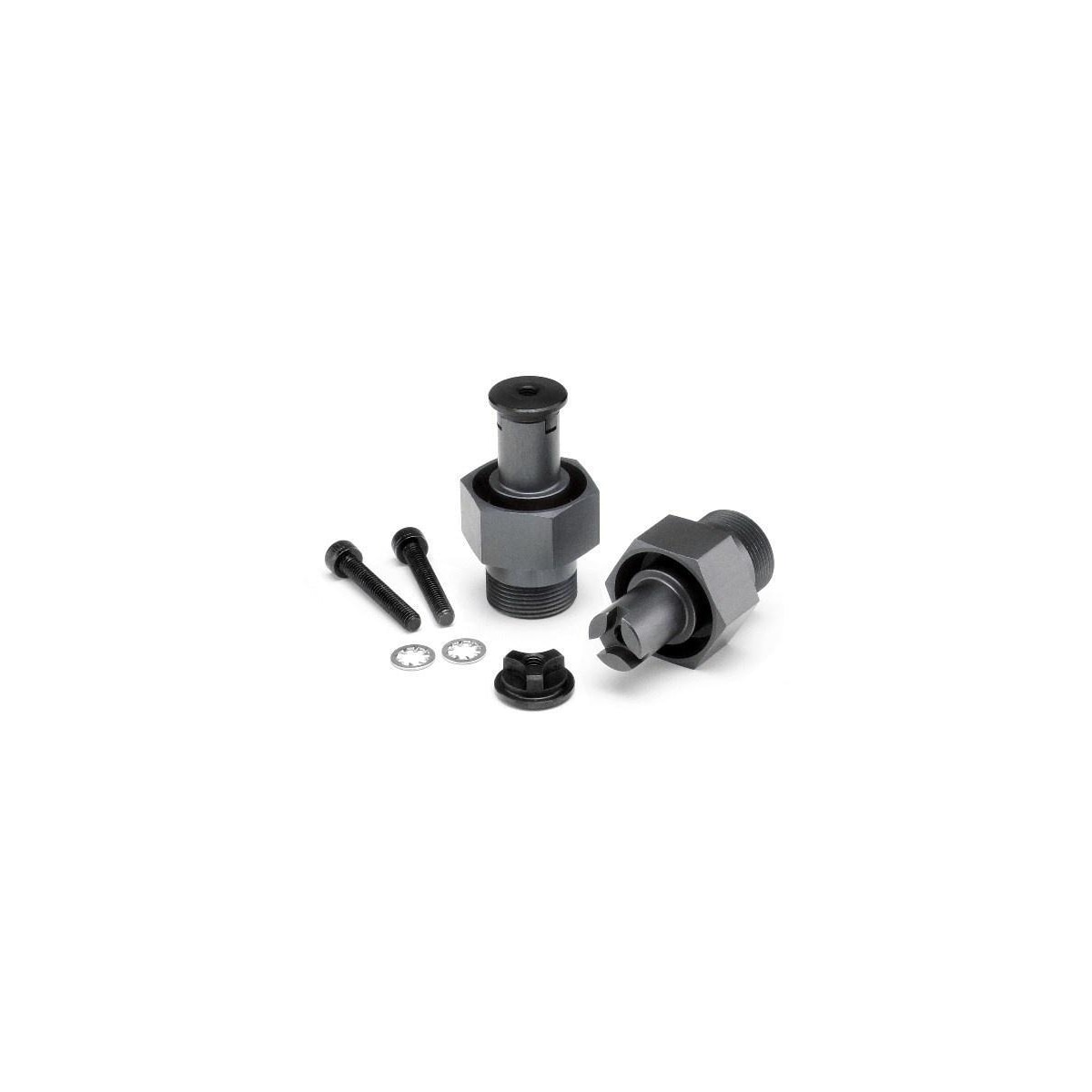 24Mm Hd Front Hex Hub (Gunmetal)