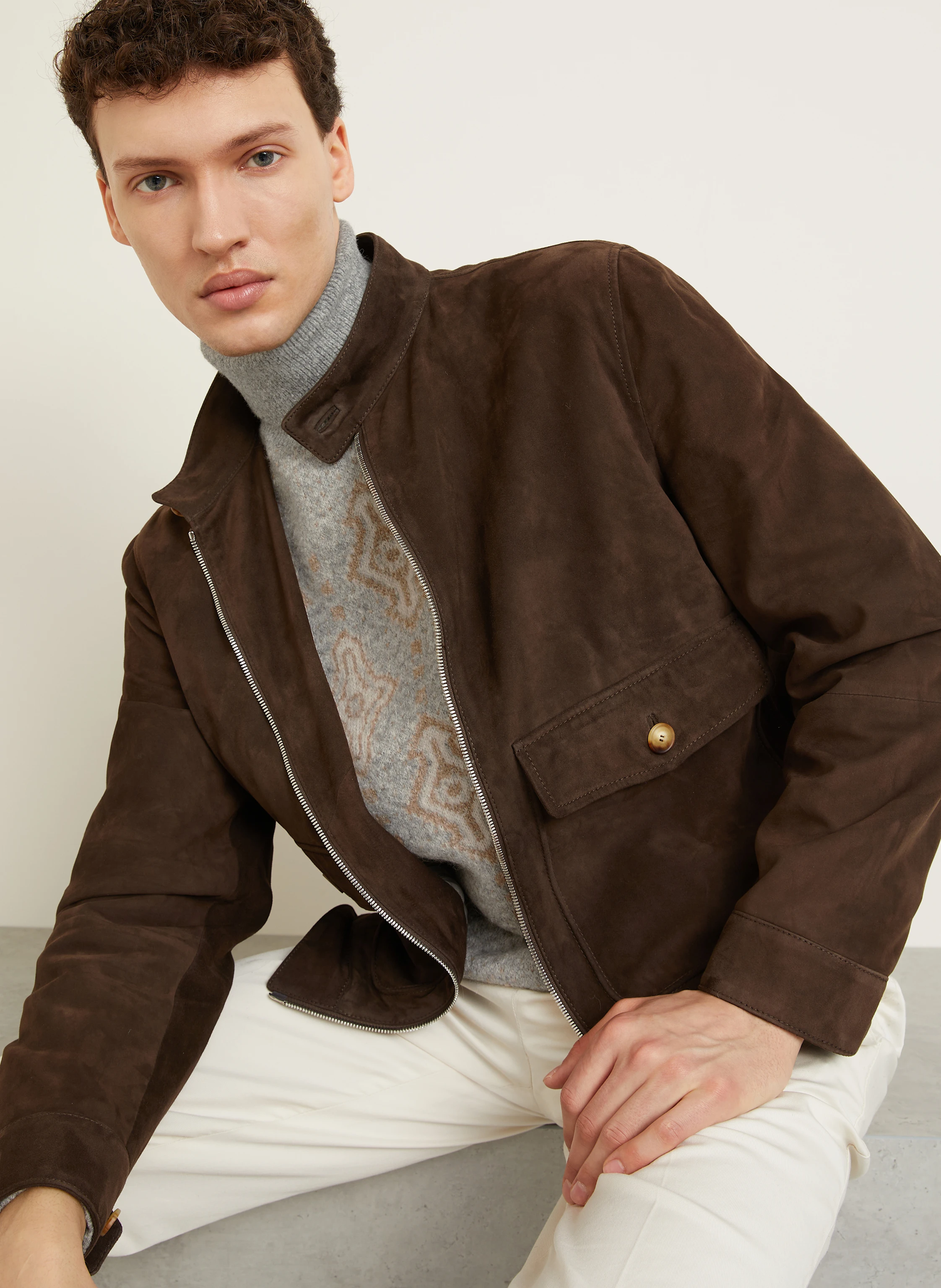 BRUNELLO CUCINELLI Rollkragenpullover mit Alpaka