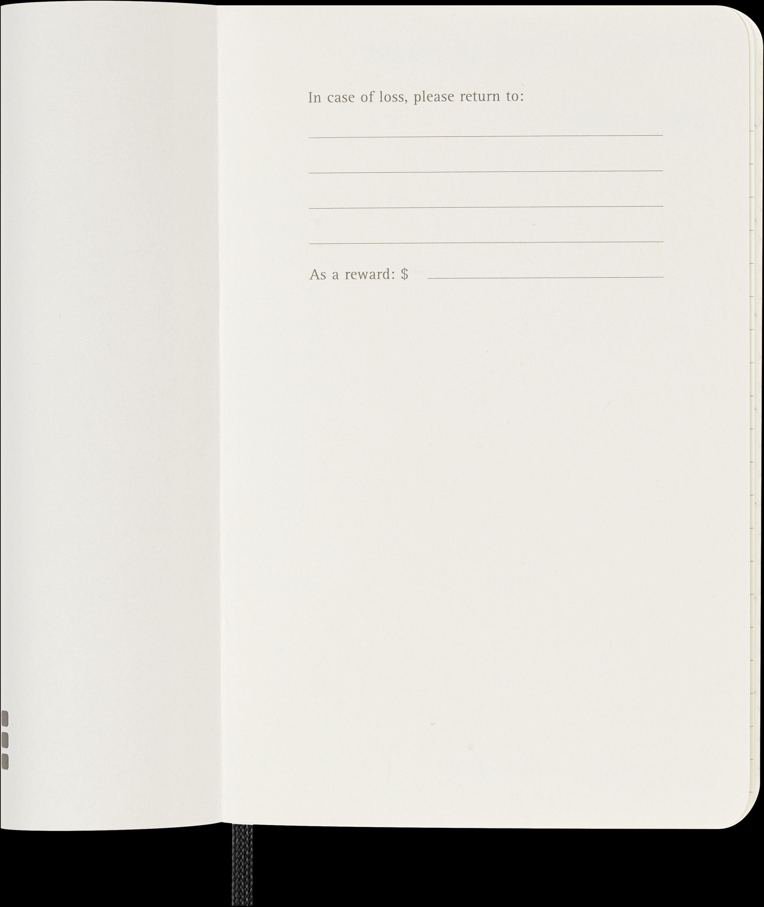 Moleskine 12 Monate Monatsnotizkalender 2025, P/A6