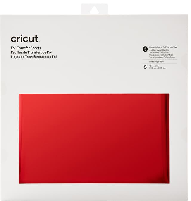 Cricut Transfer Foil Sheets 30x30 cm (red)