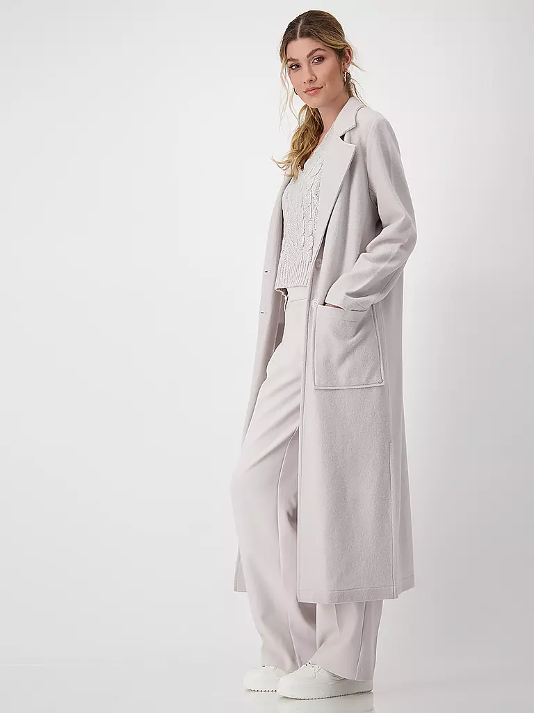 MONARI Wollmantel creme