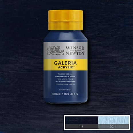 Winsor & Newton Galeria acrylic 500ml Prussian Blue Hue 541