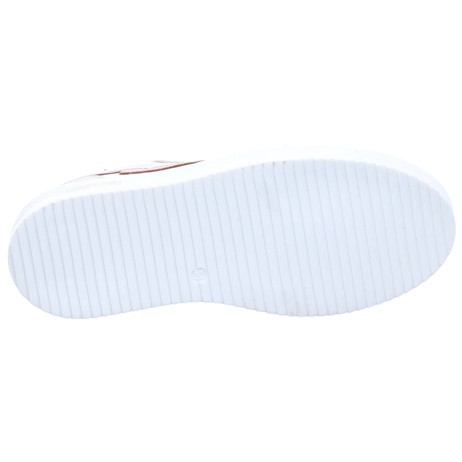 GATTINO Mädchen-Halbschuh Binder Weiss Leder  Sneaker