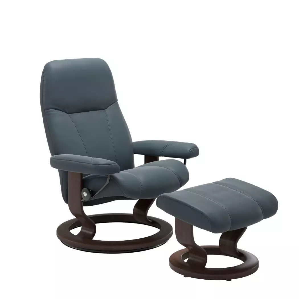 Sessel mit Hocker Consul Classic