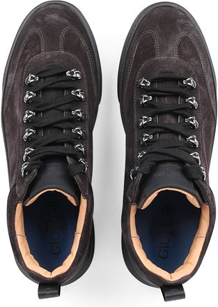 Giorgio Sneaker Fat Boy Donkerbruin HE980145CAMP03 249 Asphalt   Nero kopen