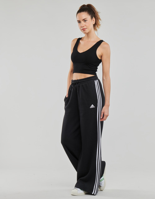 Adidas Sportswear - 3S FT WIDE PT - Noir / Blanc