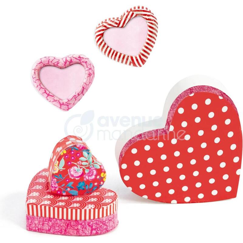 Boîte créative, Décopatch, Love - Rose