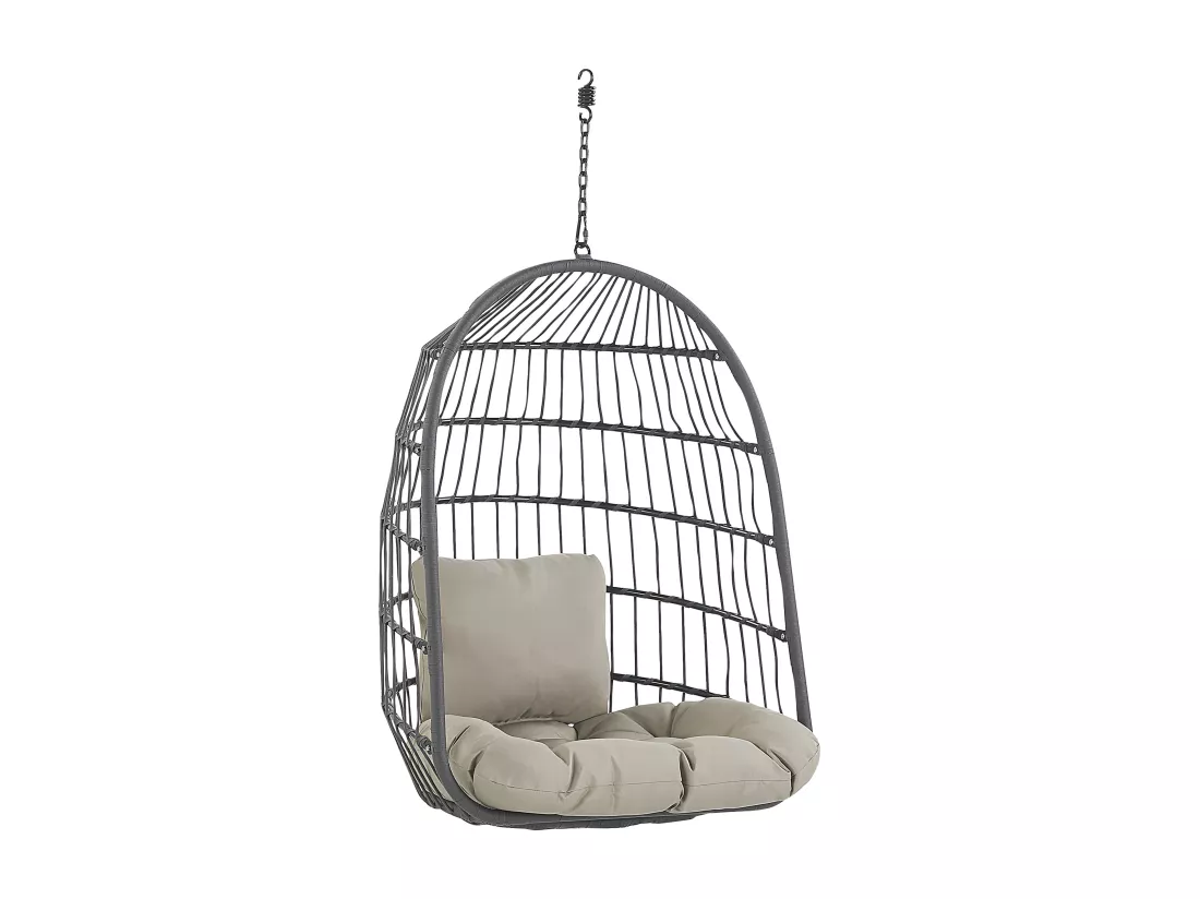 Fauteuil suspendu avec support ALLERA Métal Noir