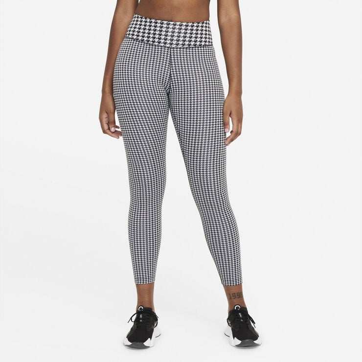 Nike Dri-FIT One Icon Clash mid-rise 7/8 tights Hvid