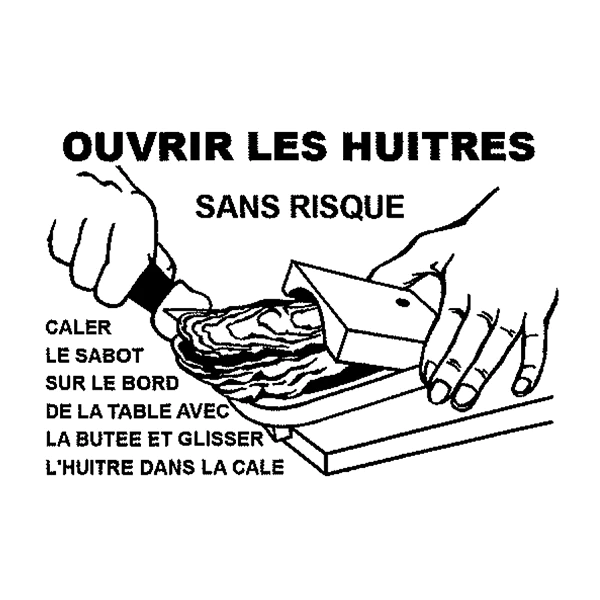 Cale-huître avec lancette Roger Orfèvre